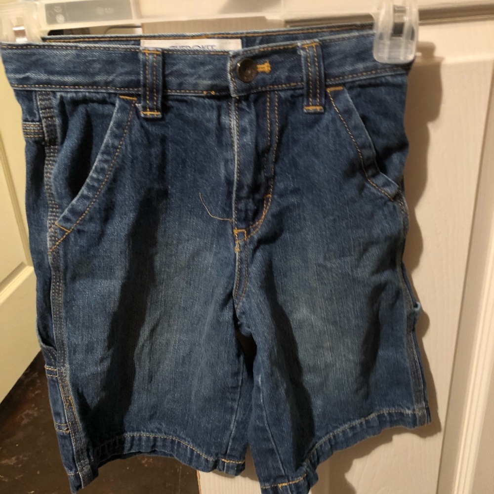 Blue jean shorts